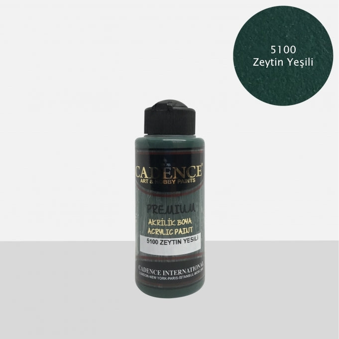 5100 Zeytin Yeşili - Premium Akrilik 120ml
