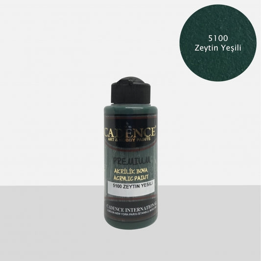 5100 Zeytin Yeşili - Premium Akrilik 120ml