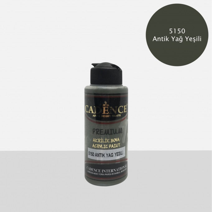 5150 Antik Yağ Yeşili - Premium Akrilik 120ml