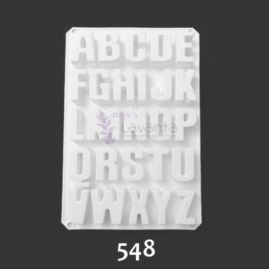 Dev Harf Silikon Kalıbı