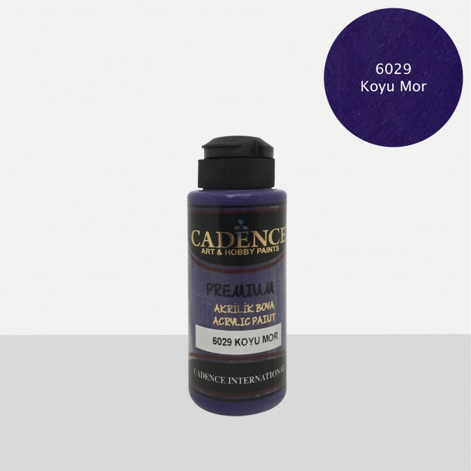 6029 Koyu Mor - Premium Akrilik 120ml