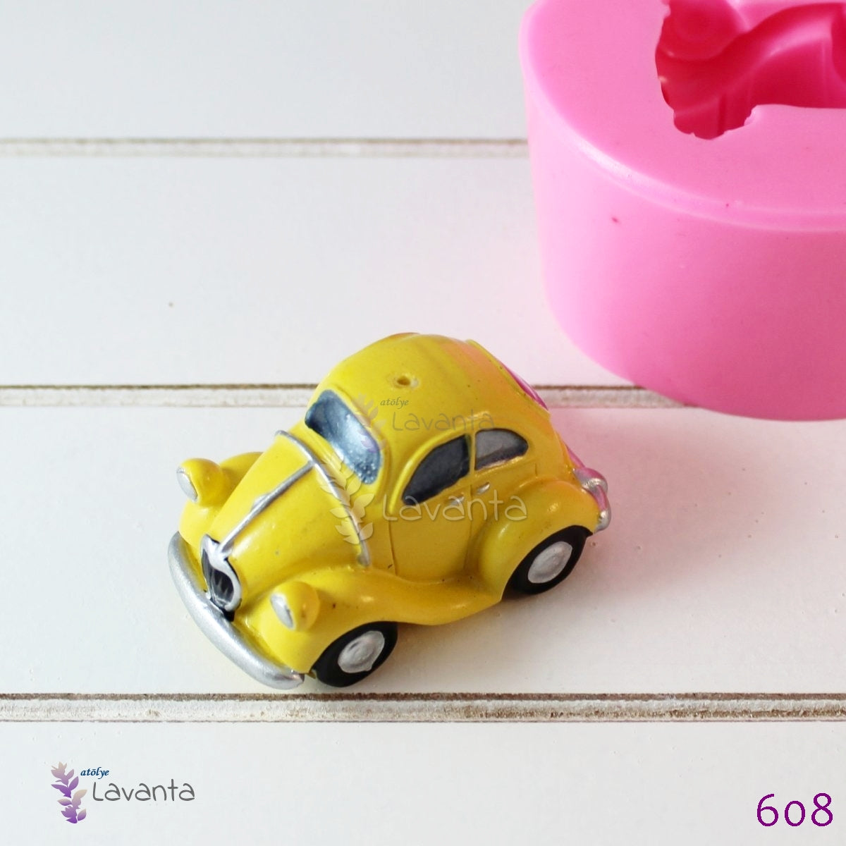 Sarı Vosvos Araba Silikon Kalıbı