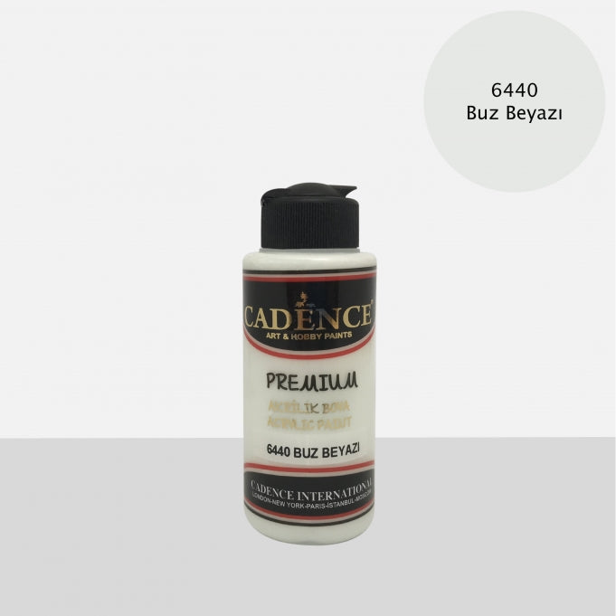 6440 Buz Beyazı - Premium Akrilik 120ml