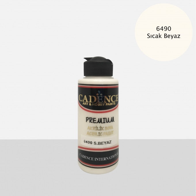 6490 S.Beyaz - Premium Akrilik 120ml