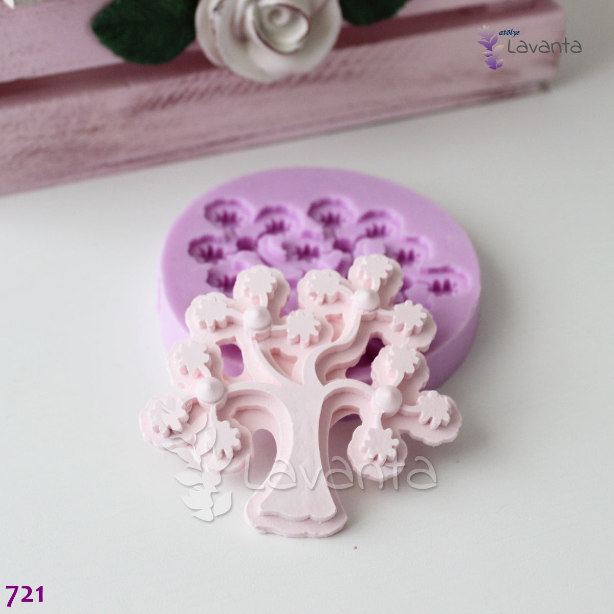 Dilek Ağacı Kokulu Taş Silikon Kalıbı