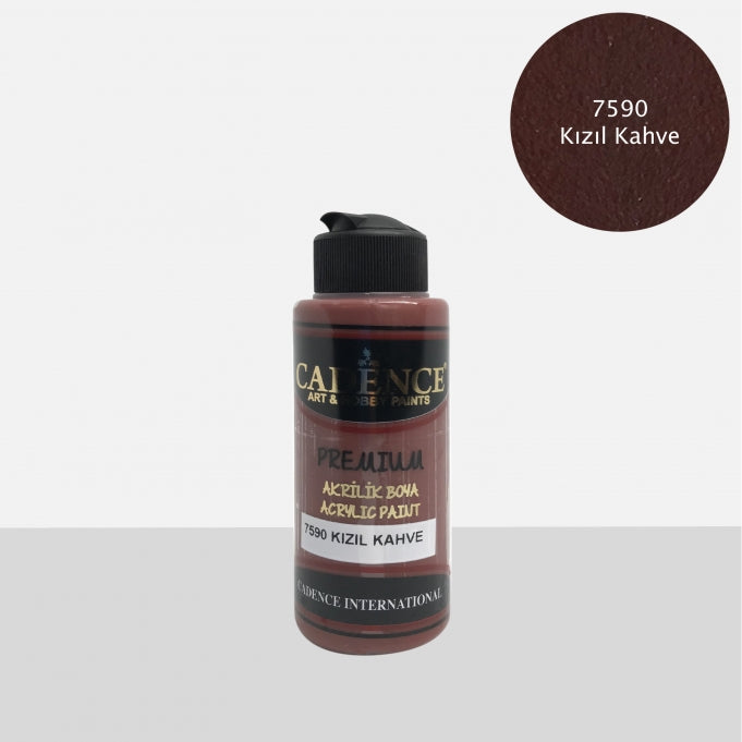 7590 Kızıl Kahve - Premium Akrilik 120ml