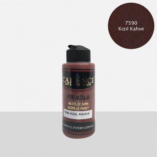 7590 Kızıl Kahve - Premium Akrilik 120ml