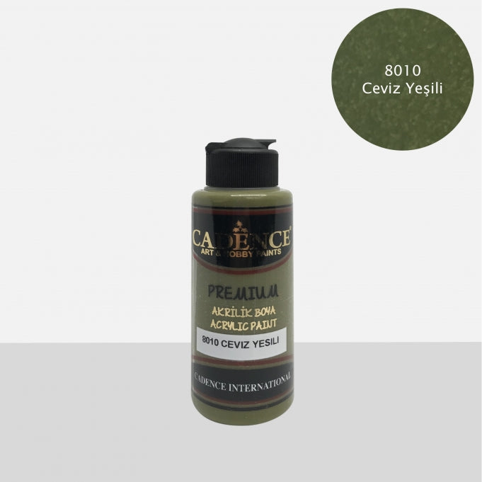 8010 Ceviz Yeşili - Premium Akrilik 120ml