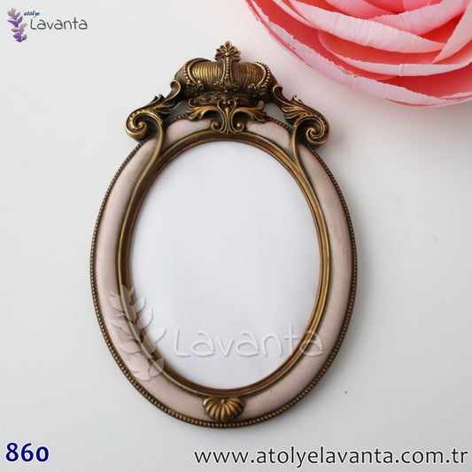 Büyük Taçlı Çerçeve Silikon Kalıbı