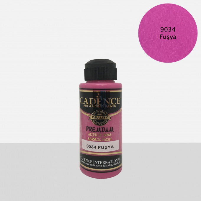 9034 Fuşya - Premium Akrilik 120ml