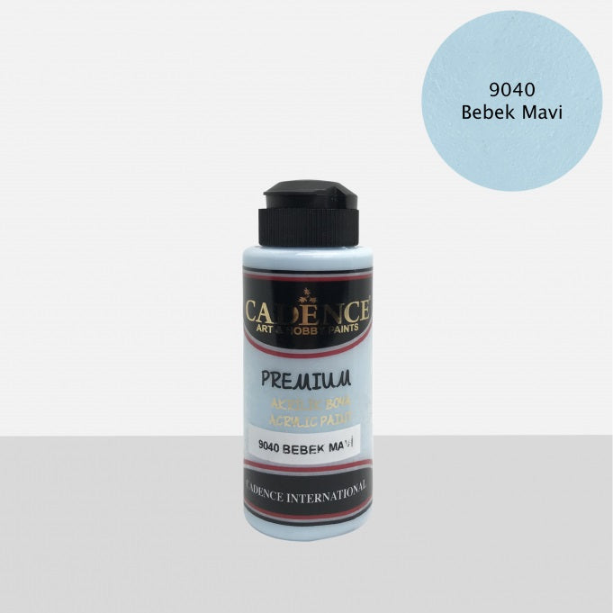 9040 Bebek Mavi - Premium Akrilik 120ml