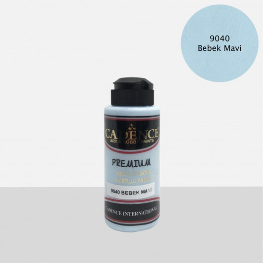 9040 Bebek Mavi - Premium Akrilik 120ml
