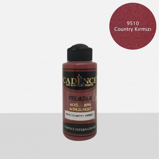 9510 Country Kırmızı - Premium Akrilik 120ml