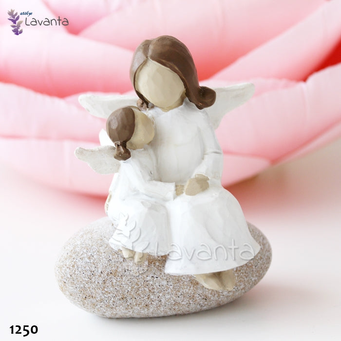 Anne Melek ve Kızı Biblo Silikon Kalıbı