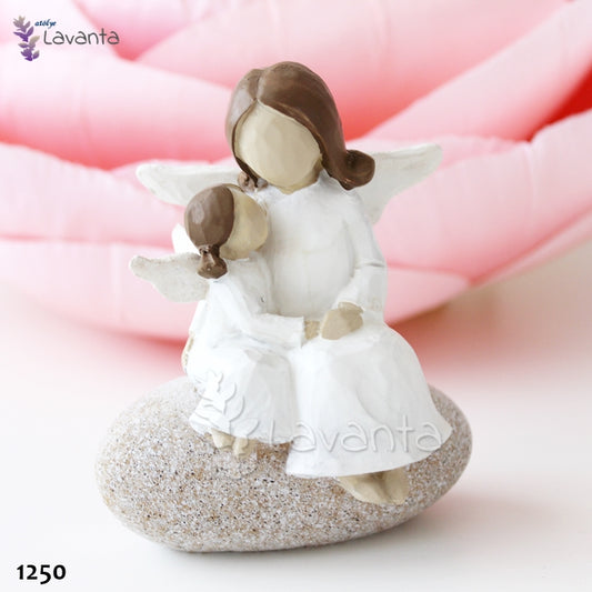 Anne Melek ve Kızı Biblo Silikon Kalıbı