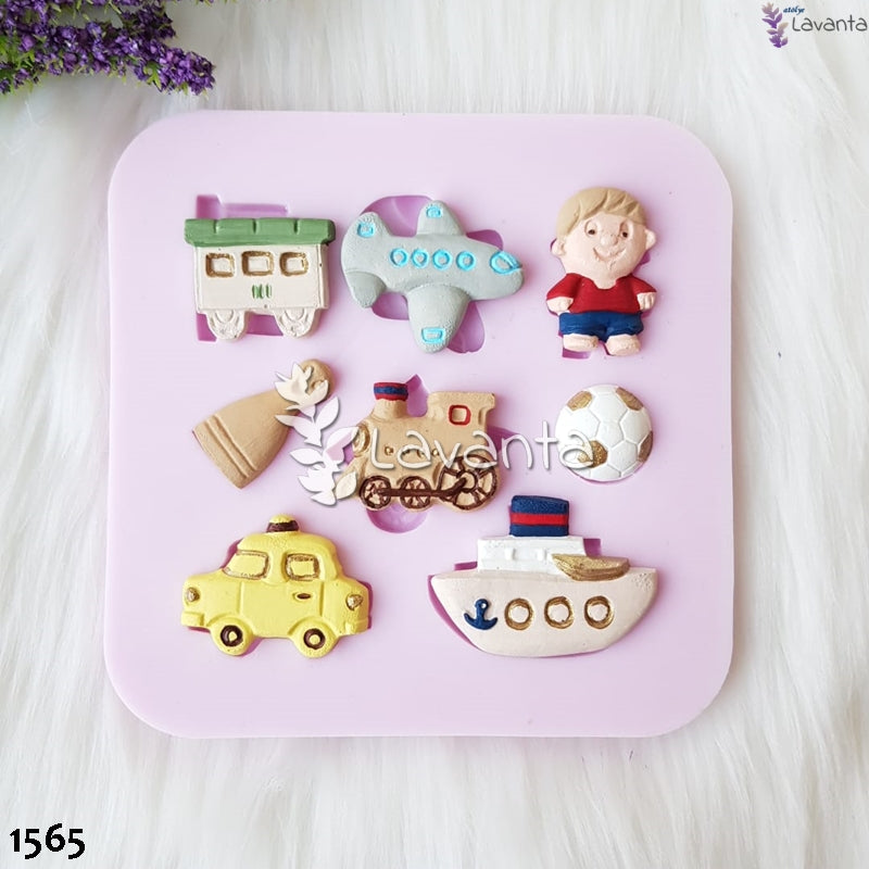 Araba Tren ve Uçak Pano Kokulu Taş Kalıpları