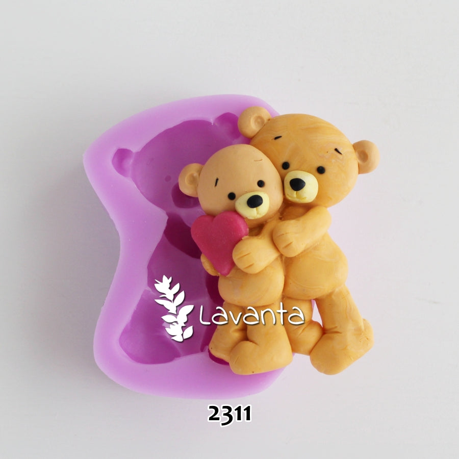 Aşık Ayıcıklar Kokulu Taş Kalıbı