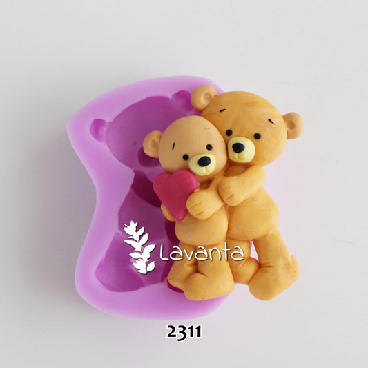 Aşık Ayıcıklar Kokulu Taş Kalıbı