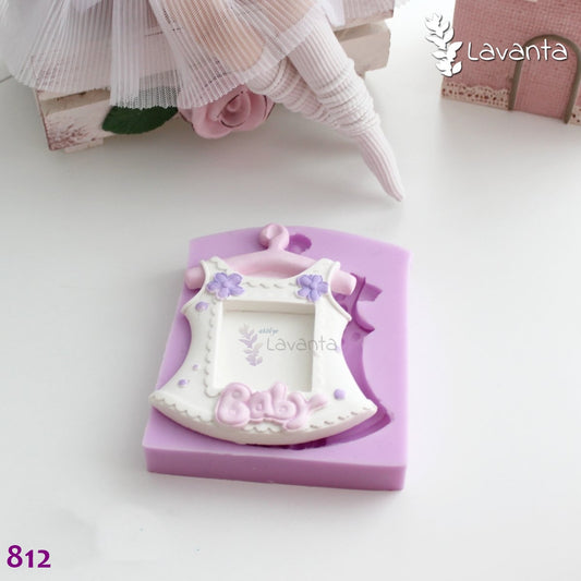 Askılı Kız Elbise Çerçeve Silikon Kalıbı