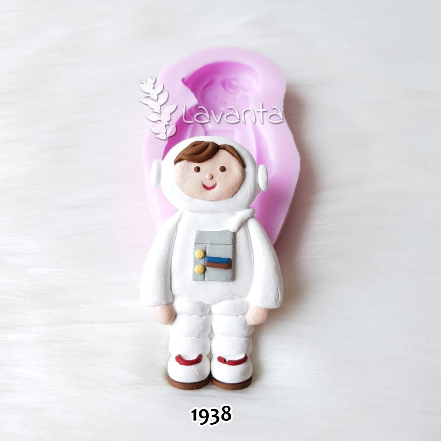 Astronot Pano Kokulu Taş Kalıbı