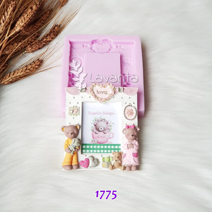 Ayıcıklı Çerçeve Kokulu Taş Kalıbı