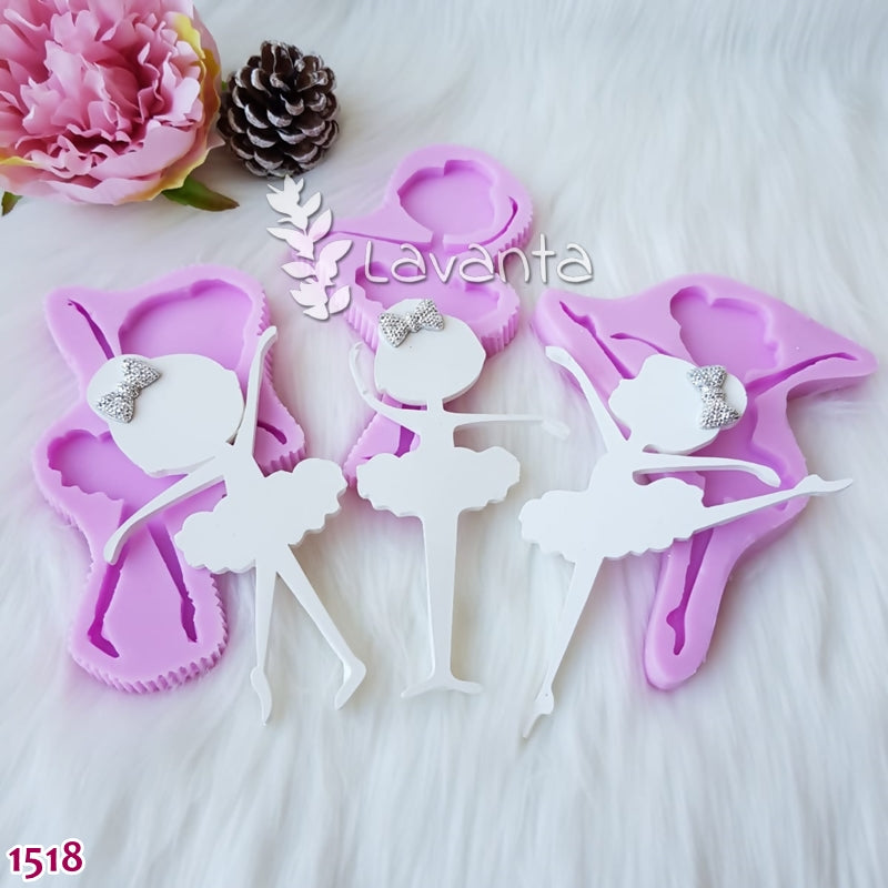 Balerin Kızlar Kokulu Taş Kalıpları