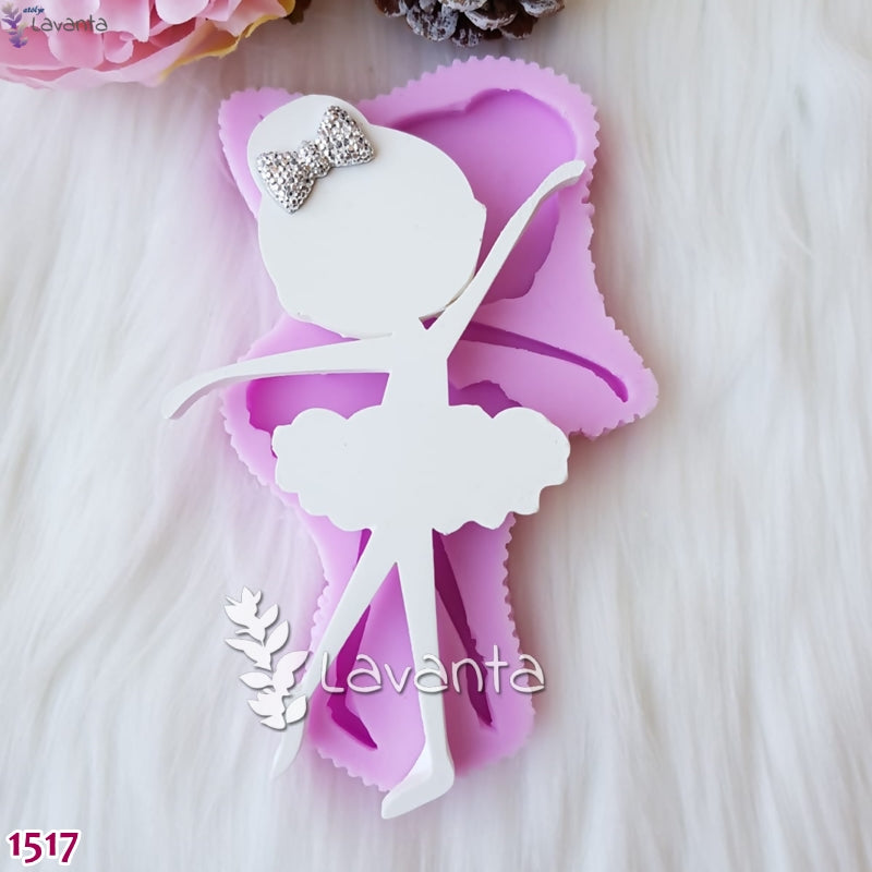 Balerin Kız Kokulu Taş Silikon Kalıbı