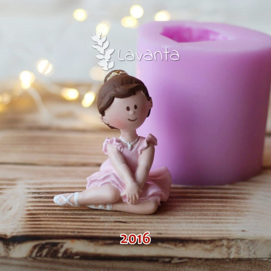 Balerin Kız Biblo Silikon Kalıbı