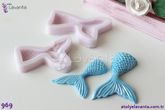 Balık Kuyrukları Silikon Kalıbı