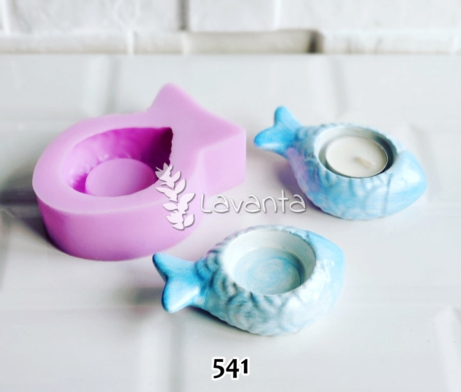 Balık Mumluk Kokulu Taş Silikon Kalıbı