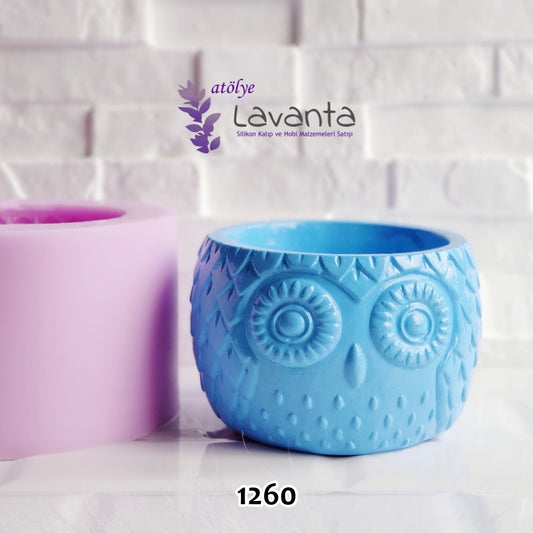 Baykuş Beton Saksı Kalıbı