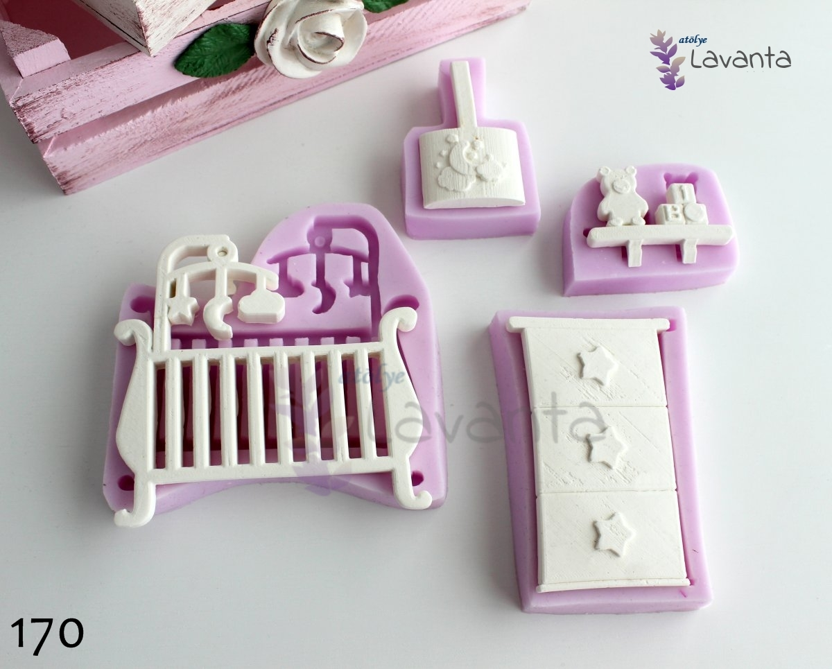 Bebek Odası Seti Silikon Kalıbı