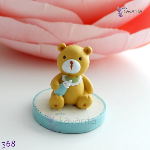 Biberonlu Ayıcık Notluk Silikon Kalıbı