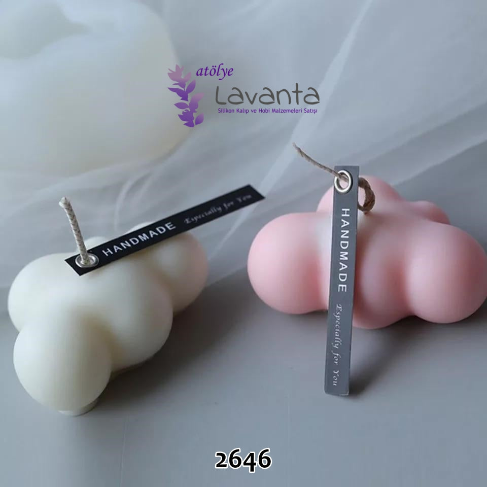 Tombik Bulut Mum Kalıbı