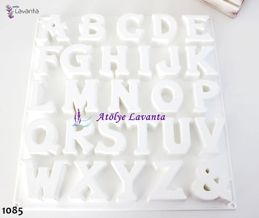 Büyük Dev Harf Silikon Kalıbı