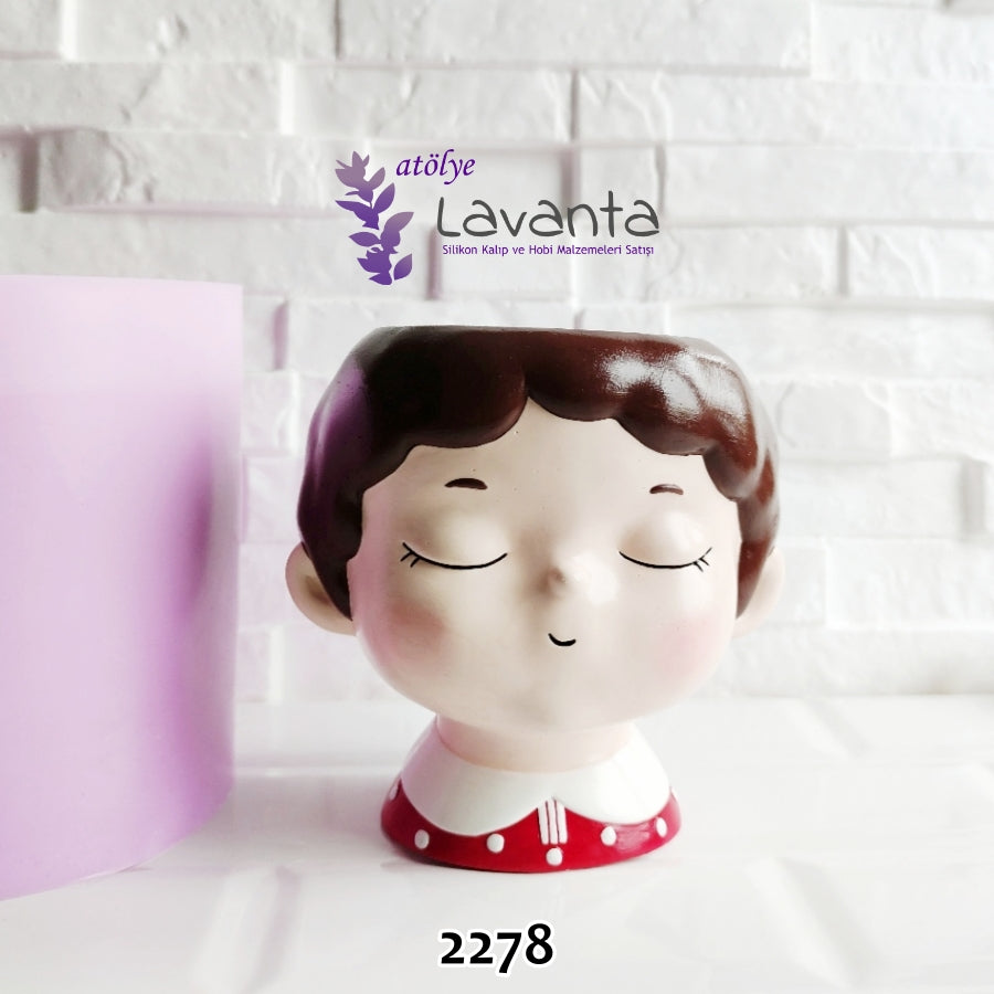 Büyük Erkek Çocuk Saksı Kalıbı