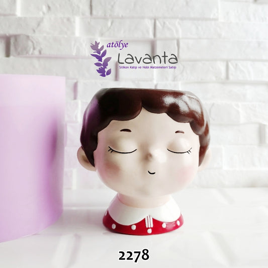 Büyük Erkek Çocuk Saksı Kalıbı