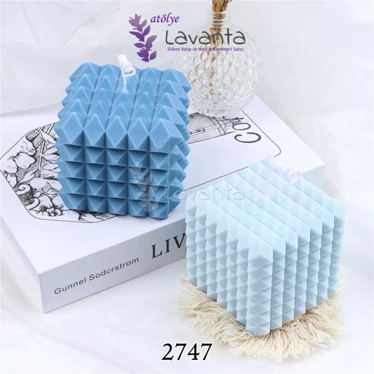 Büyük Kübik Mum Kalıbı