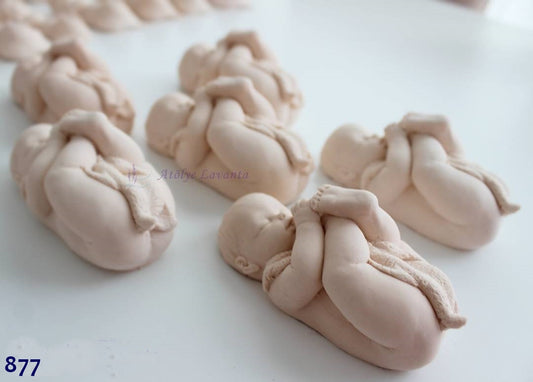 Büyük Pikeli Bebek Silikon Kalıbı