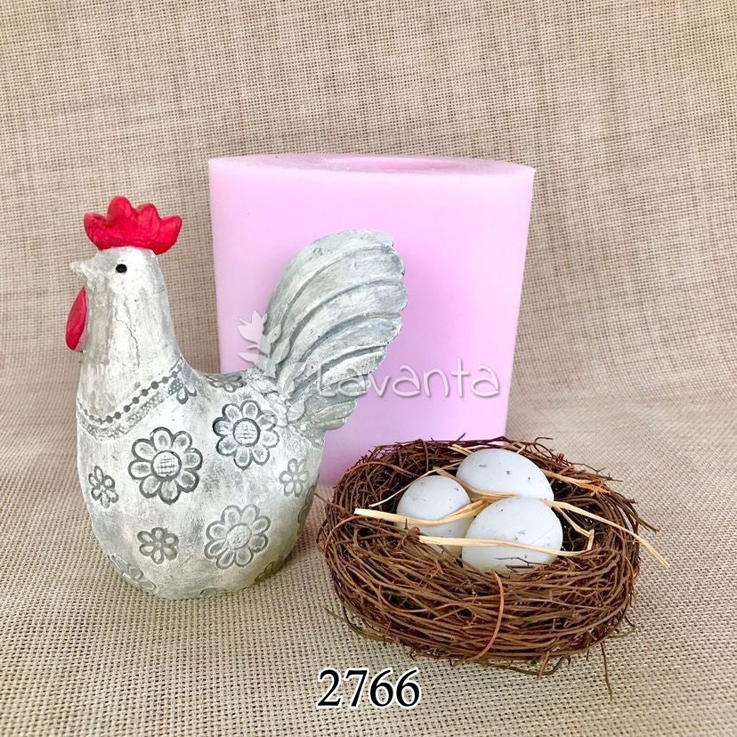 Büyük Tavuk Silikon Kalıbı