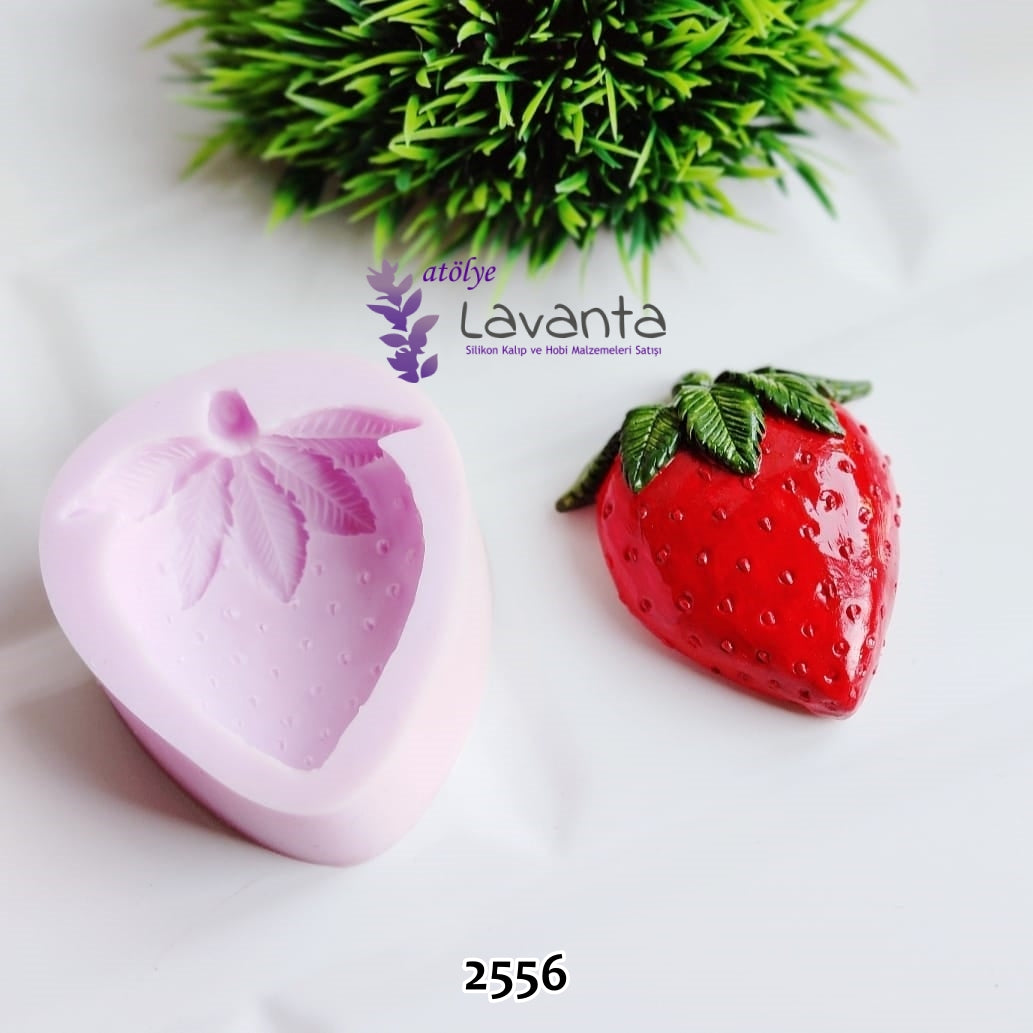 Büyük Çilek Silikon Kalıbı