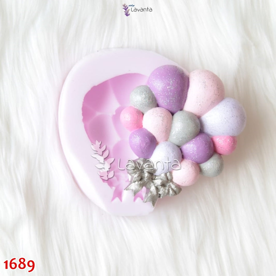 Büyük Çoklu Balonlar Silikon Kalıbı