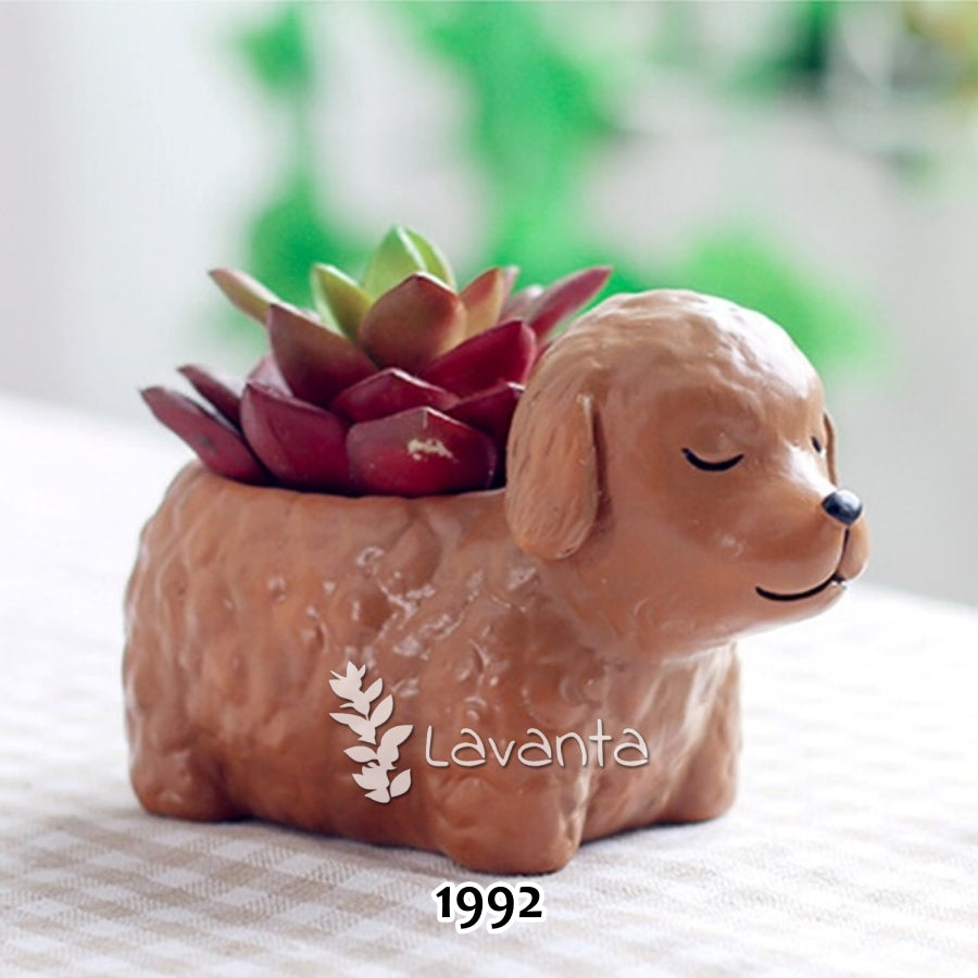 Cocker Köpek Saksı Silikon Kalıbı