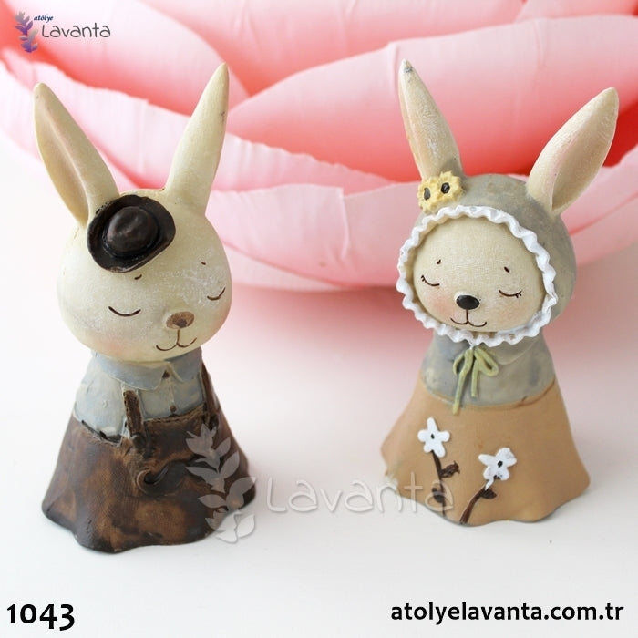 Cool Tavşanlar Silikon Kalıbı