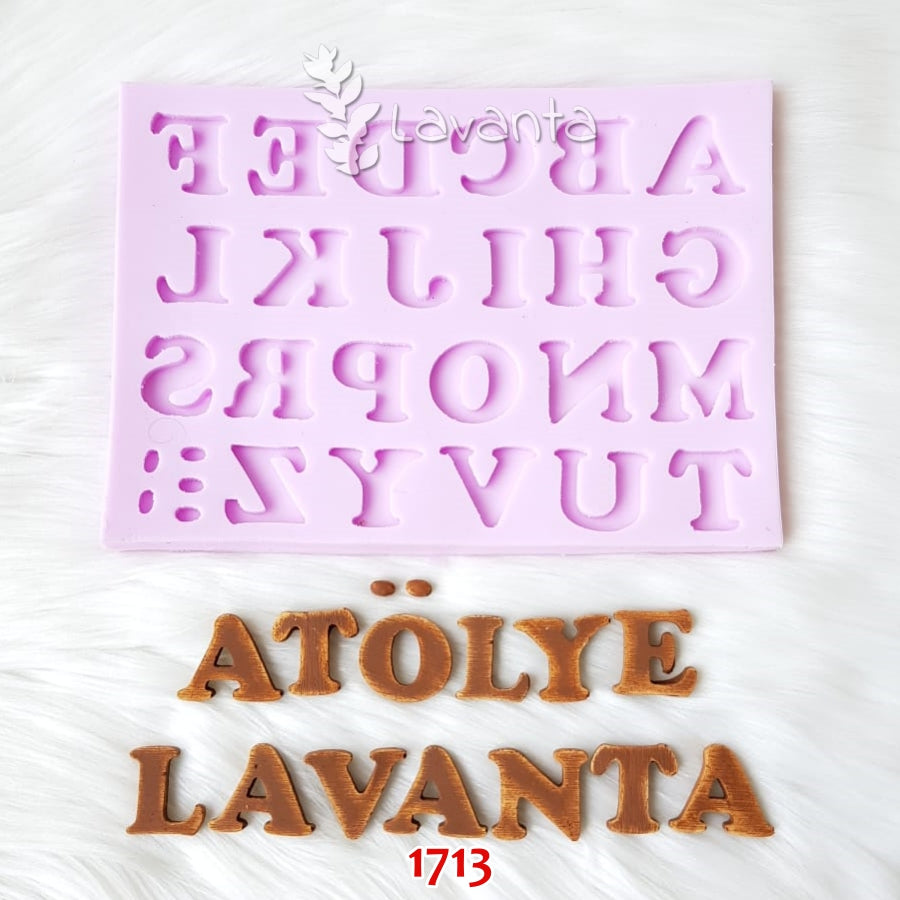 Fıçıcı Harfler Silikon Kalıbı