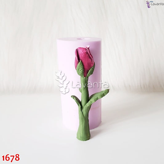 Dallı Tomurcuk Gül Kokulu Taş Kalıbı