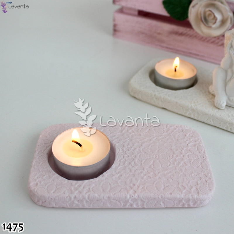 Desenli Mumluk Tealight Silikon Kalıbı