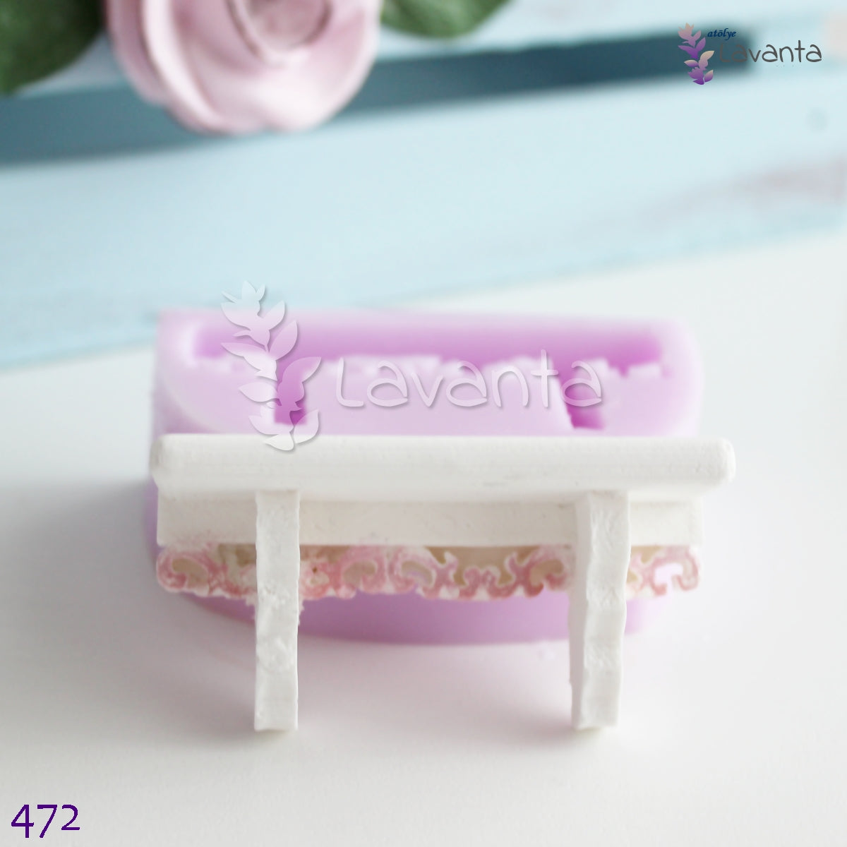 Desenli Raf Silikon Kalıbı