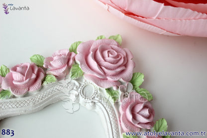 Dikdörtgen Güllü Çerçeve Silikon Kalıbı