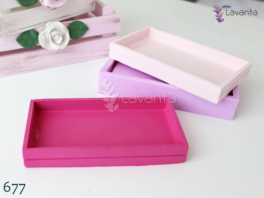 Dikdörtgen Sunum Kutusu Silikon Kalıbı